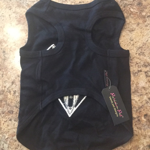 Parisian Pet XL black tux shirt for your dog - Picture 3 of 4